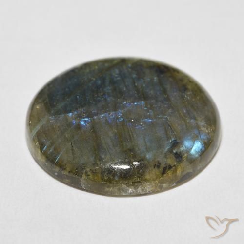Labradorite Gemstone in 25.4 mm Size for Sale, Labradorite Stone in Multicolor Color