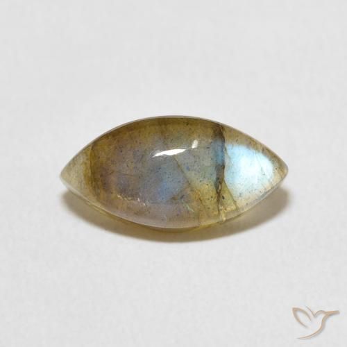 2.51ct Natural Multicolor Labradorite, Marquise, Translucent