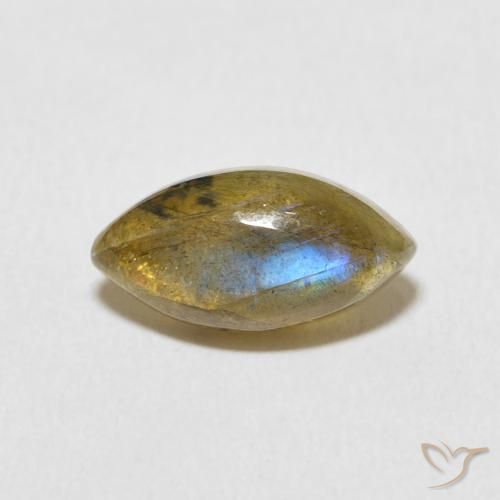 2.34ct Natural Multicolor Labradorite, Marquise, Translucent