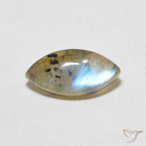 2.15ct Natural Multicolor Labradorite, Marquise, Translucent