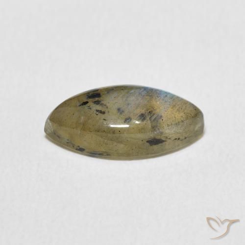 Labradorite Gemstone in 12 x 6 mm (calibrated) Size for Sale, Labradorite Stone in Multicolor Color
