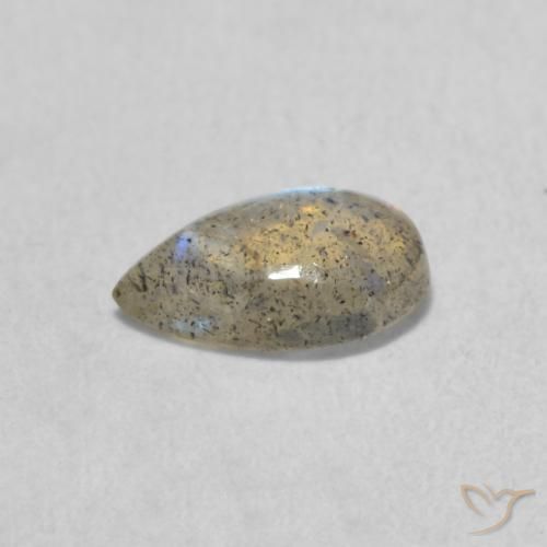 Labradorite Gemstone in 7.2 x 4.3 mm Size for Sale, Labradorite Stone in Multicolor Color