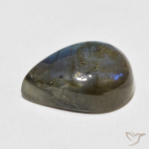 Labradorite Gemstone in 18 x 13 mm (calibrated) Size for Sale, Labradorite Stone in Multicolor Color