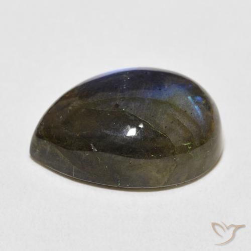 Labradorite Gemstone in 18 x 13 mm (calibrated) Size for Sale, Labradorite Stone in Multicolor Color