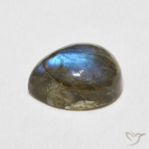 Labradorite Gemstone in 11 x 9 mm (calibrated) Size for Sale, Labradorite Stone in Multicolor Color