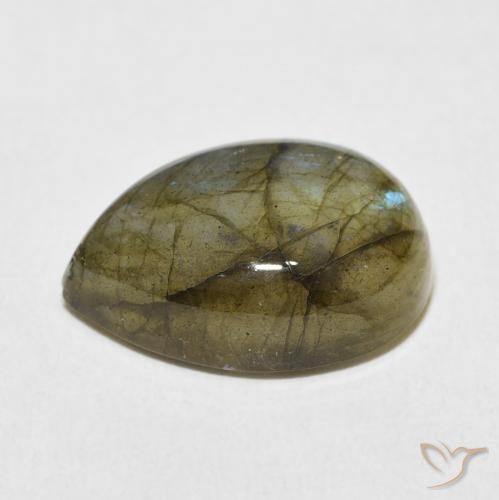 Labradorite Gemstone in 16 x 12 mm (calibrated) Size for Sale, Labradorite Stone in Multicolor Color