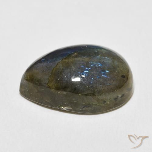 Labradorite Gemstone in 18 x 13 mm (calibrated) Size for Sale, Labradorite Stone in Multicolor Color