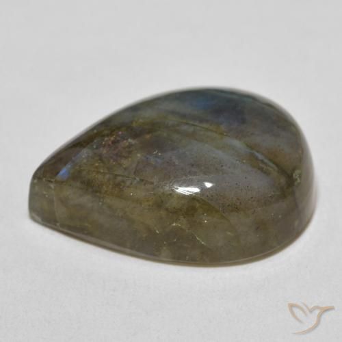 Labradorite Gemstone in 20 x 15 mm (calibrated) Size for Sale, Labradorite Stone in Multicolor Color