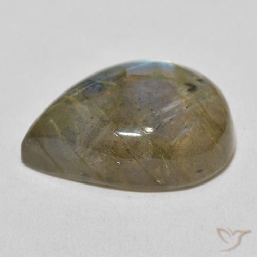 Labradorite Gemstone in 20 x 15 mm (calibrated) Size for Sale, Labradorite Stone in Multicolor Color
