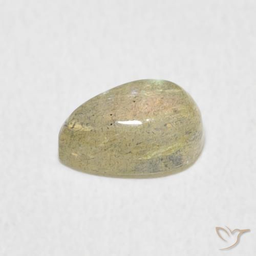 Labradorite Gemstone in 6.6 x 4.7 mm Size for Sale, Labradorite Stone in Multicolor Color