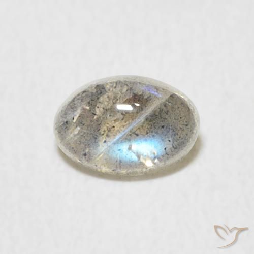 0.50ct Natural Multicolor Labradorite, Oval, Translucent