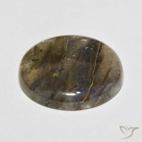 Labradorite Gemstone in 25 mm Size for Sale, Labradorite Stone in Multicolor Color