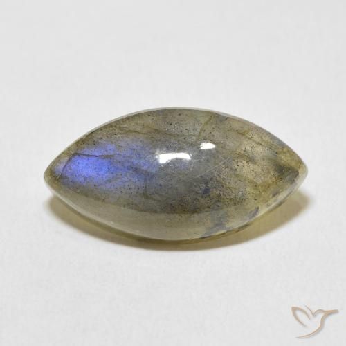 9.71ct Natural Multicolor Labradorite, Marquise, Translucent