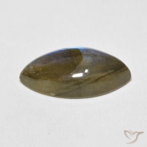 Labradorite Gemstone in 20 x 10 mm (calibrated) Size for Sale, Labradorite Stone in Multicolor Color