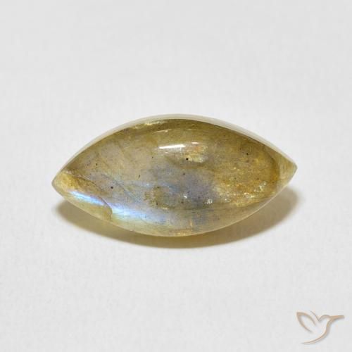 6.90ct Natural Multicolor Labradorite, Marquise, Translucent