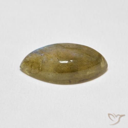 Labradorite Gemstone in 18 x 9 mm (calibrated) Size for Sale, Labradorite Stone in Multicolor Color