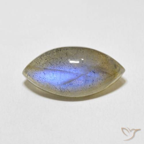 9.99ct Natural Multicolor Labradorite, Marquise, Translucent