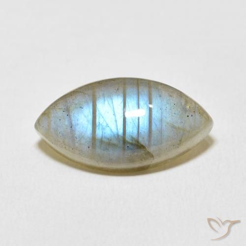 9.87ct Natural Multicolor Labradorite, Marquise, Translucent