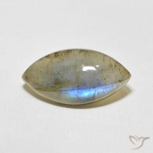 7.70ct Natural Multicolor Labradorite, Marquise, Translucent