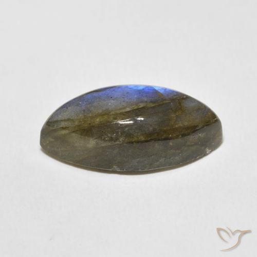 Labradorite Gemstone in 20 x 10 mm (calibrated) Size for Sale, Labradorite Stone in Multicolor Color