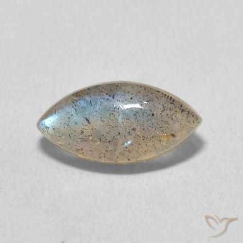2.46ct Natural Multicolor Labradorite, Marquise, Translucent