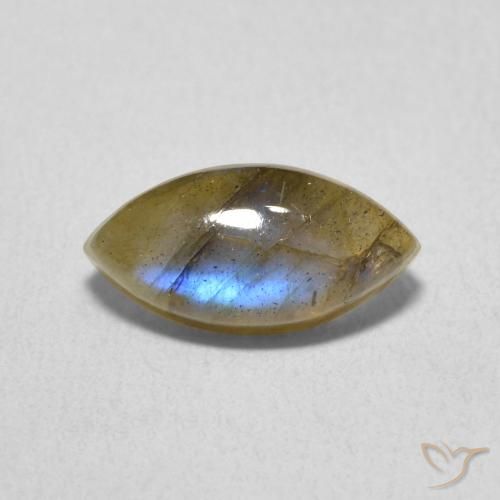 2.54ct Natural Multicolor Labradorite, Marquise, Translucent
