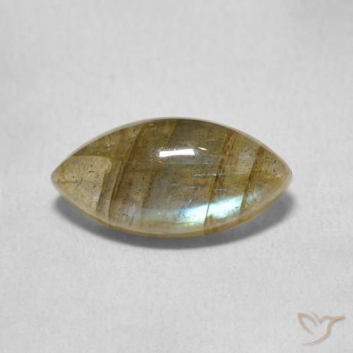 2.54ct Natural Multicolor Labradorite, Marquise, Translucent