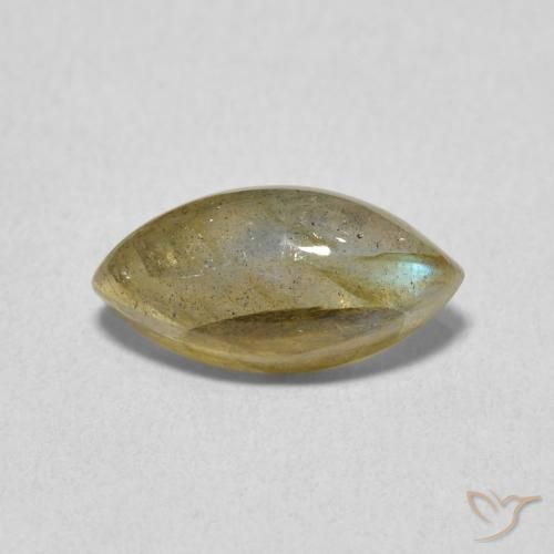 2.32ct Natural Multicolor Labradorite, Marquise, Translucent