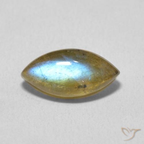2.49ct Natural Multicolor Labradorite, Marquise, Translucent