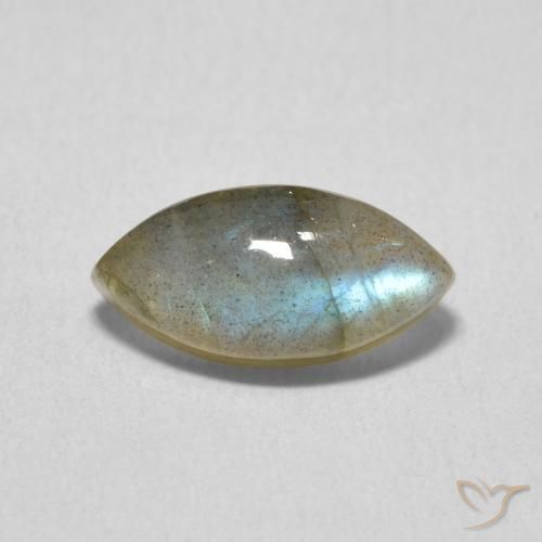 2.47ct Natural Multicolor Labradorite, Marquise, Translucent