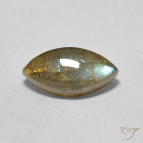2.34ct Natural Multicolor Labradorite, Marquise, Translucent