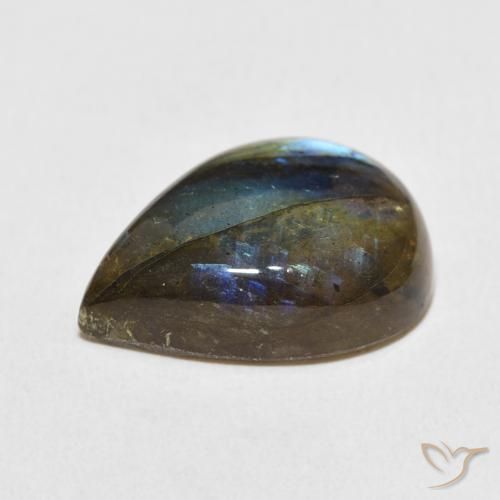 Labradorite Gemstone in 18 x 13 mm (calibrated) Size for Sale, Labradorite Stone in Multicolor Color