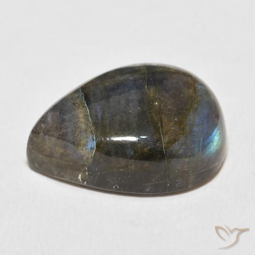 Labradorite Gemstone in 20 x 15 mm (calibrated) Size for Sale, Labradorite Stone in Multicolor Color