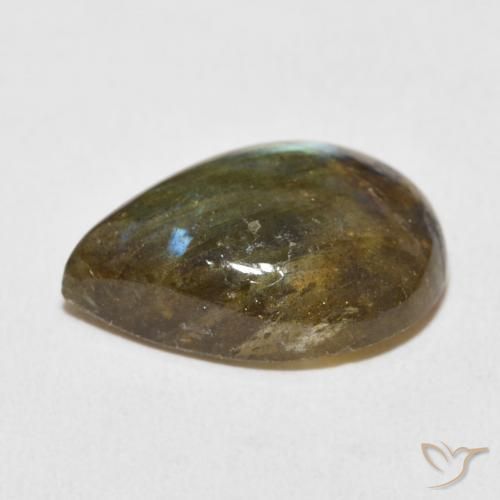Labradorite Gemstone in 18 x 13 mm (calibrated) Size for Sale, Labradorite Stone in Multicolor Color