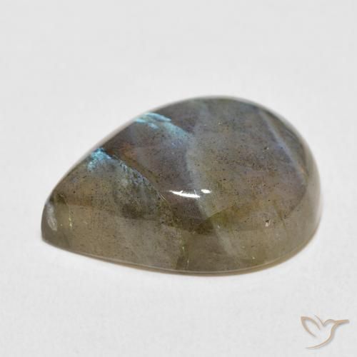 Labradorite Gemstone in 20 x 15 mm (calibrated) Size for Sale, Labradorite Stone in Multicolor Color