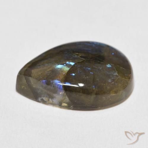 Labradorite Gemstone in 20 x 15 mm (calibrated) Size for Sale, Labradorite Stone in Multicolor Color