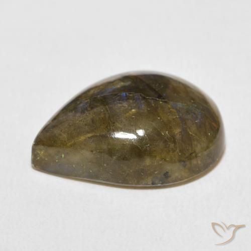 Labradorite Gemstone in 20 x 15 mm (calibrated) Size for Sale, Labradorite Stone in Multicolor Color