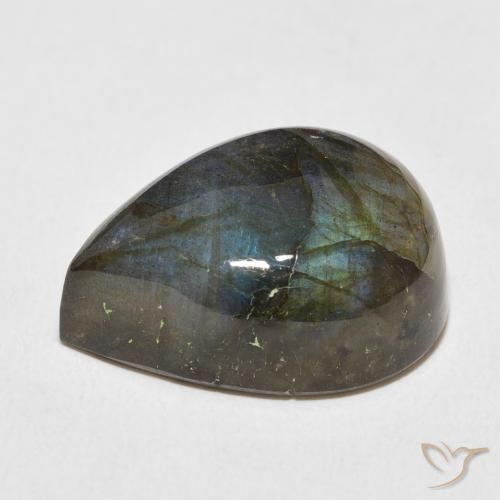 Labradorite Gemstone in 20 x 15 mm (calibrated) Size for Sale, Labradorite Stone in Multicolor Color
