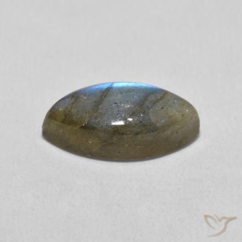 Labradorite Gemstone in 14 x 7 mm (calibrated) Size for Sale, Labradorite Stone in Multicolor Color
