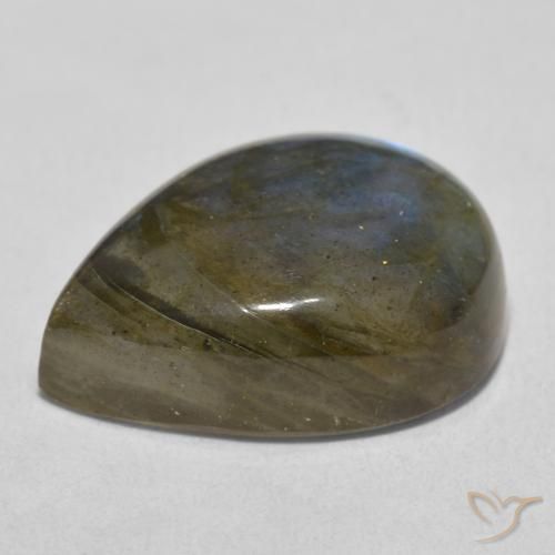 Labradorite Gemstone in 20 x 15 mm (calibrated) Size for Sale, Labradorite Stone in Multicolor Color