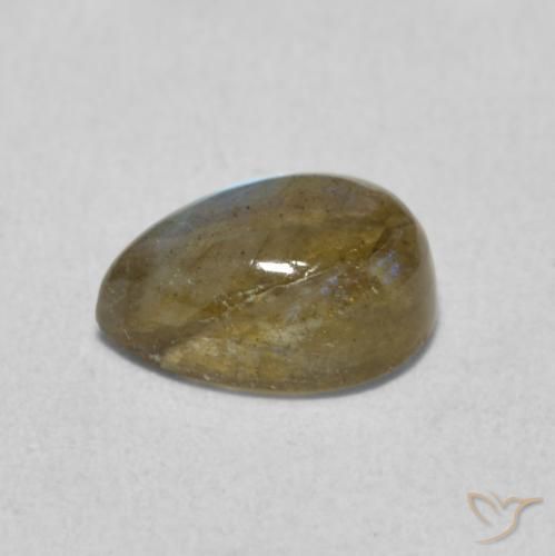 Labradorite Gemstone in 9.1 x 6.3 mm Size for Sale, Labradorite Stone in Multicolor Color