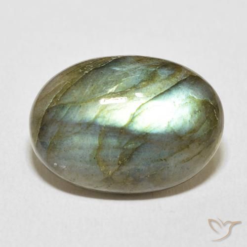 11.54ct Natural Multicolor Labradorite, Oval, Translucent