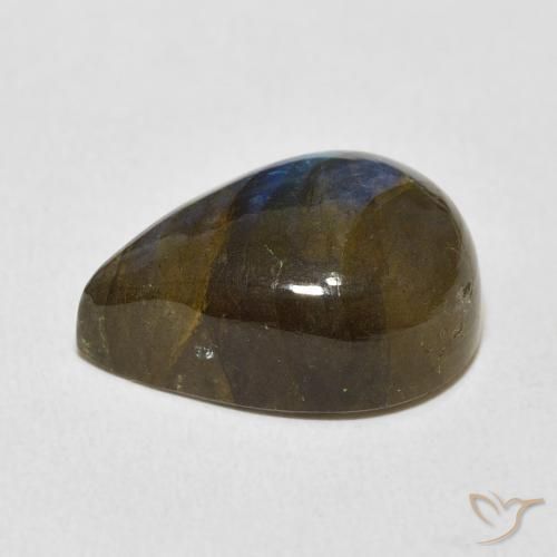 Labradorite Gemstone in 18 x 13 mm (calibrated) Size for Sale, Labradorite Stone in Multicolor Color