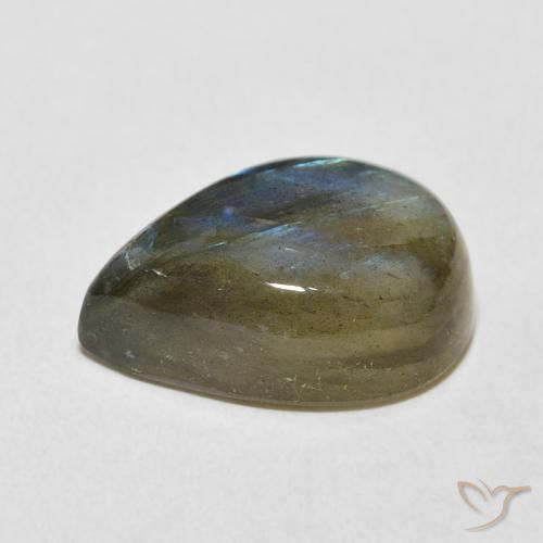 Labradorite Gemstone in 18 x 13 mm (calibrated) Size for Sale, Labradorite Stone in Multicolor Color