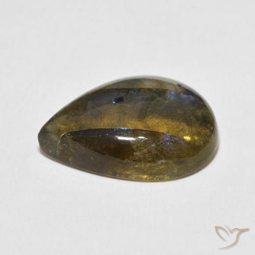Labradorite Gemstone in 20 x 15 mm (calibrated) Size for Sale, Labradorite Stone in Multicolor Color
