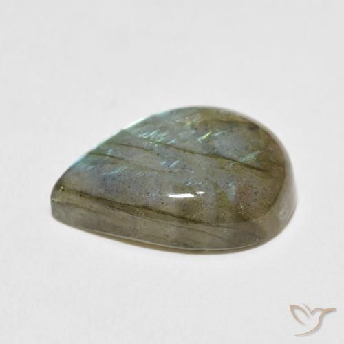 Labradorite Gemstone in 20 x 15 mm (calibrated) Size for Sale, Labradorite Stone in Multicolor Color