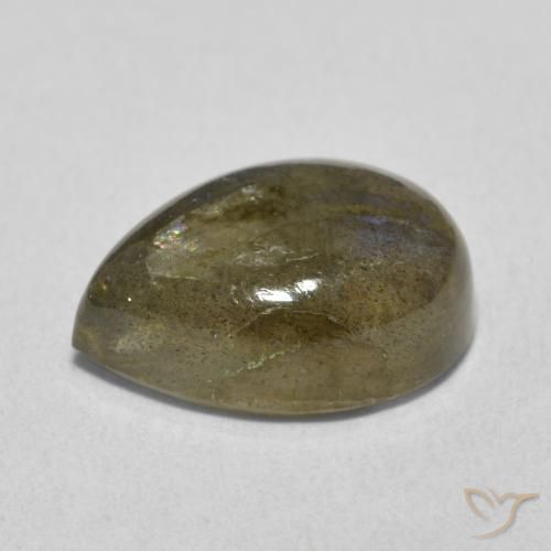 Labradorite Gemstone in 14 x 10 mm (calibrated) Size for Sale, Labradorite Stone in Multicolor Color