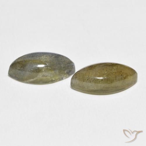 Labradorite Gemstones in 14 x 7 mm (calibrated) Size for Sale, Labradorite Stones in Multicolor Color
