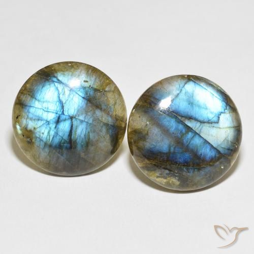 64.36ctw Natural Multicolor Labradorite, Round, Translucent