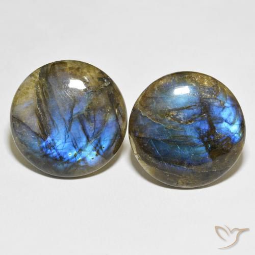 62.21ctw Natural Multicolor Labradorite, Round, Translucent